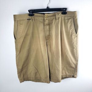 Men's Quicksliver Brown Skater Knee High Shorts Size 38